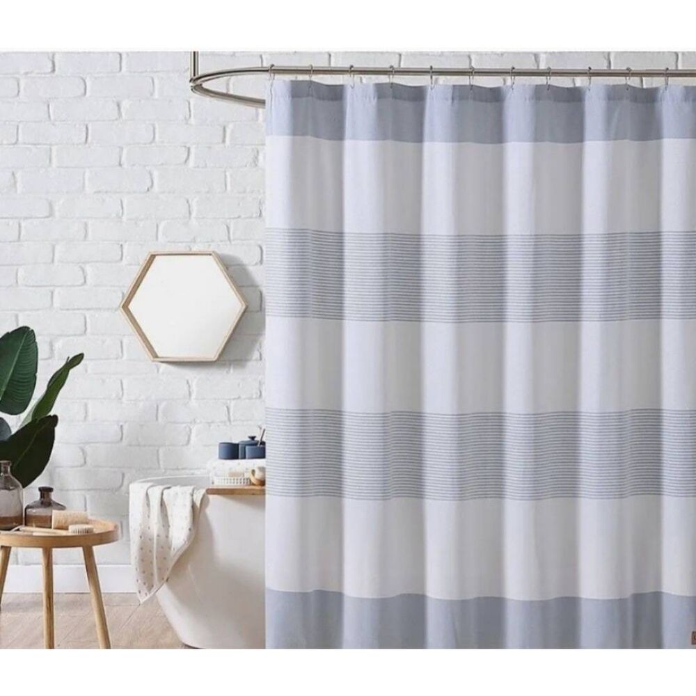 Ugg Lyle Shower Curtain- Navy